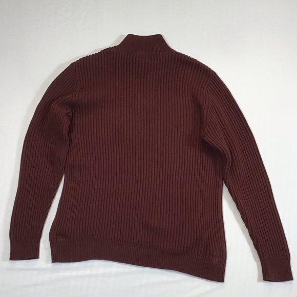 Vintage LL Bean Henley Sweater Mens Cable Knit Size XL Heavy Fishermans Pullover - Picture 7 of 13